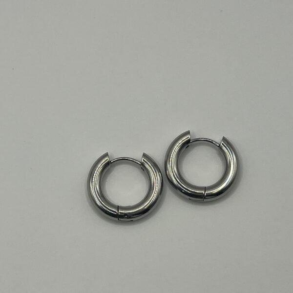 Mini Hoops Silver